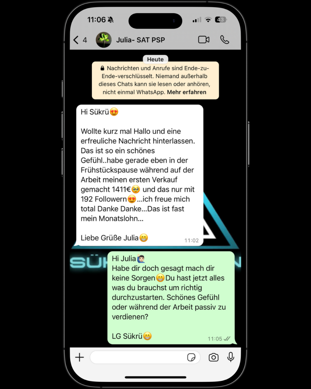 WhatsApp-Chat von Julia