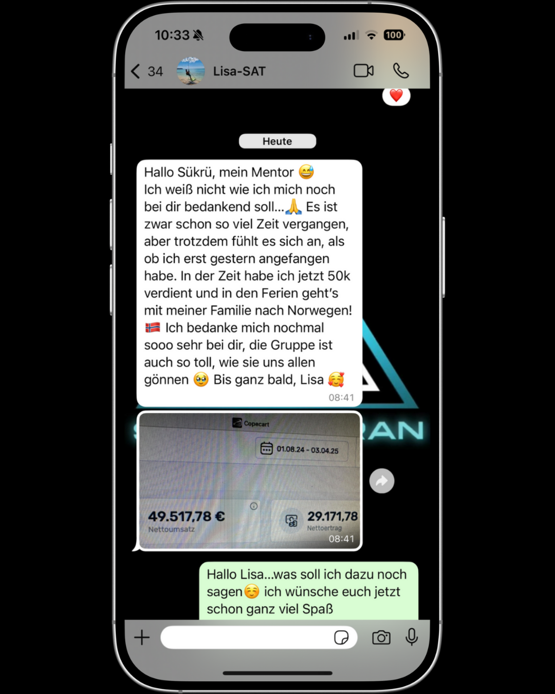 WhatsApp-Chat von Lisa